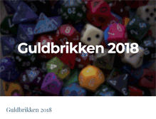 Tablet Screenshot of guldbrikken.dk